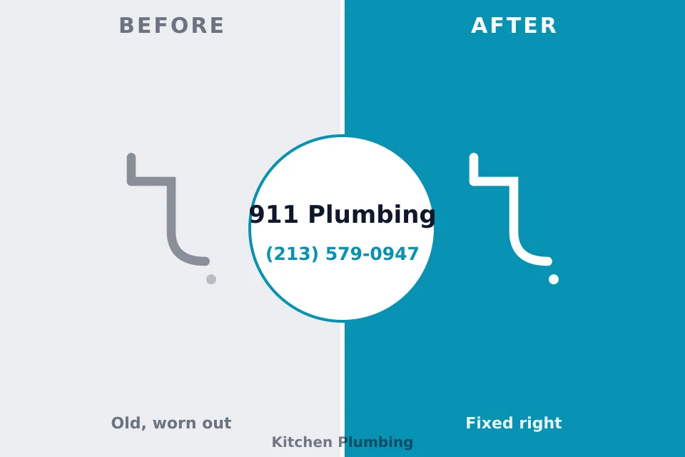 Before and after: plumbing company Fraser, MI